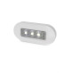 LED OBLONG COURTESY LIGHT - BLACK or Whte CASING  - PC Material - 12 Volts - Available in Warm White or White or Blue - WK-LCL2X - AZLED